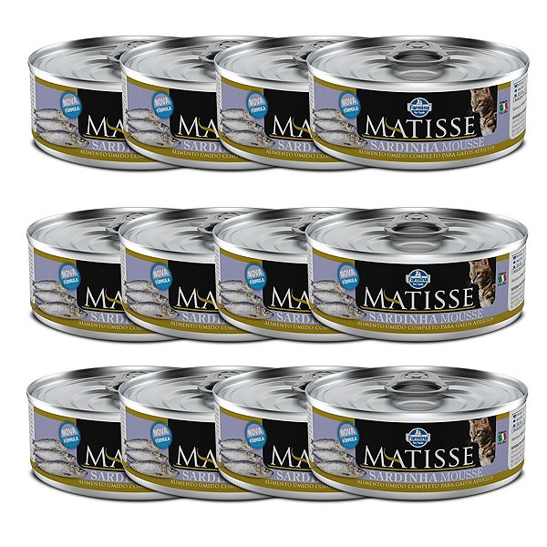 Matisse Cat Wet Mousse - Sardinha - 12 un