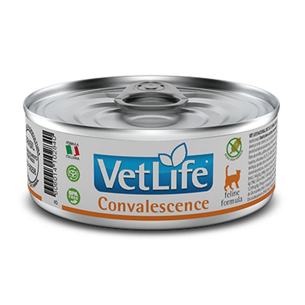 Vet Life Convalescence Ração Úmida p/ Gatos 85g - 1 un
