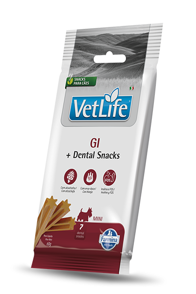 Vet Life Petisco Dental GI Cães Adultos Pequeno Porte 60g