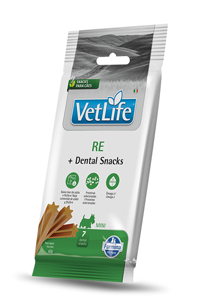 Vet Life Petisco Dental RE Cães Adultos Pequeno Porte 60g