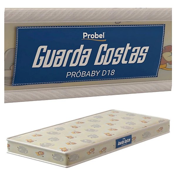 Colchão Mini Cama D18 Pro Baby 10cmX 1,48m X 68cm CB5 PROBEL