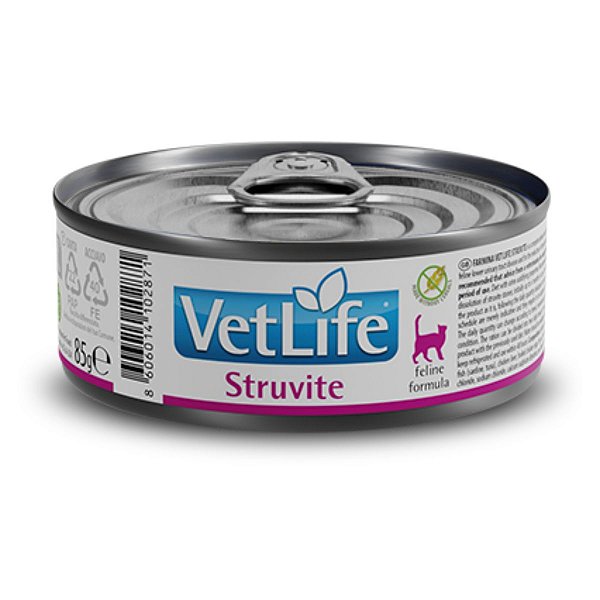 Vet Life Struvite Ração Úmida p/ Gatos 85g - 1 un