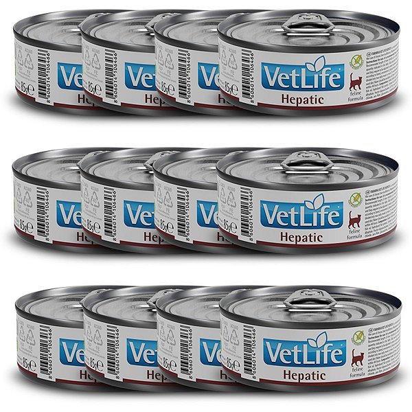 Vet Life Hepatic Ração Úmida p/ Gatos 85g - 1 un