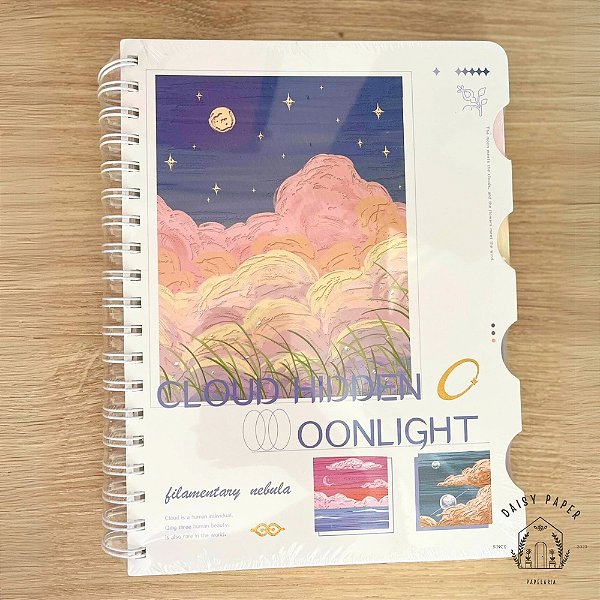 Caderno Sonhador com divisória Modelo 2