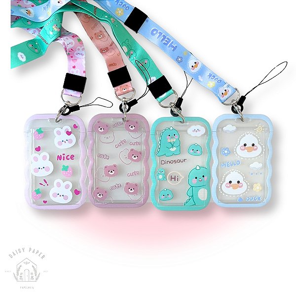 Chaveiro porta cracha divertido