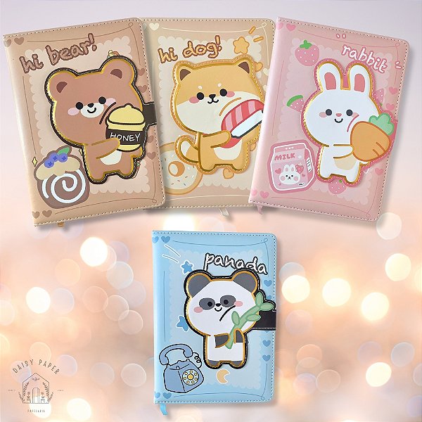 Caderno Planner Bichinhos