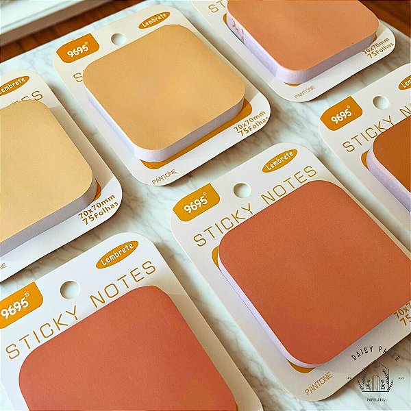 Bloco de Anotação Adesivo Pantone Colorido