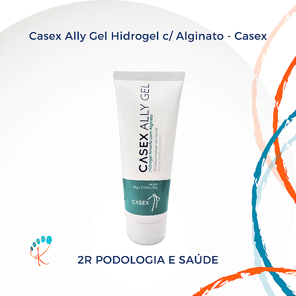 Casex Ally Hidrogel com Alginato – Desbridamento e Cicatrização