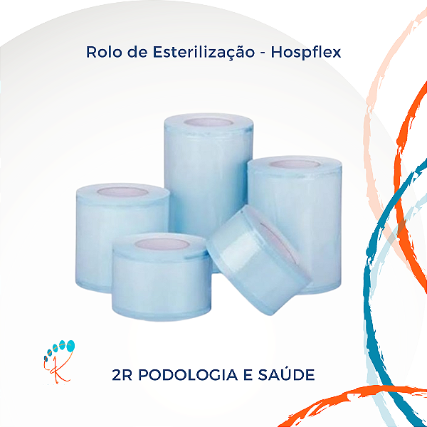 Rolo de Papel Grau Hospflex | Esterilização em Autoclave
