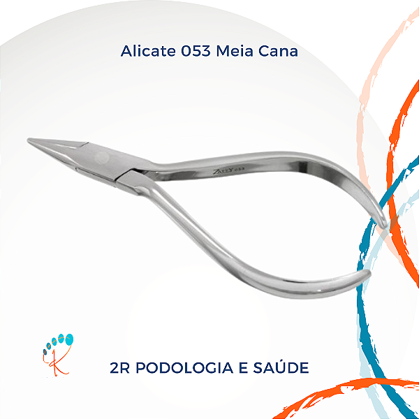 Alicate Orto nº 053 Meia Cana | Ortodontia e Podologia