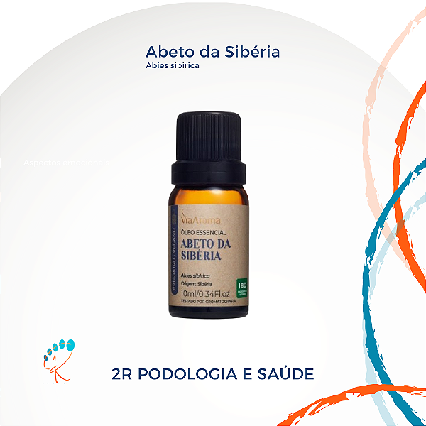 Óleo Essencial Abeto da Sibéria Via Aroma 10ml | Aromaterapia