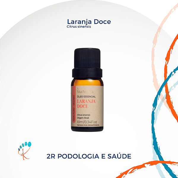 Óleo Essencial Laranja Doce Via Aroma 10ml | Aromaterapia