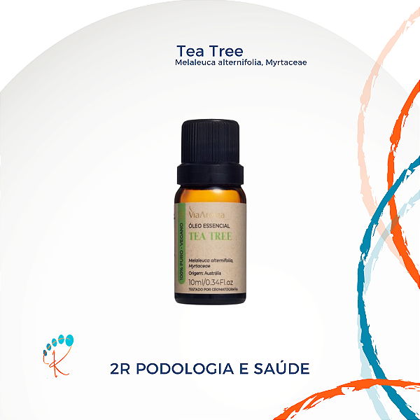 Óleo Essencial Tea Tree (Melaleuca) Via Aroma 10ml | Aromaterapia