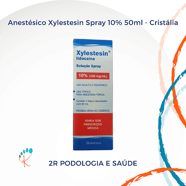 Xylestesin Spray 10% 50ml – Cristália | Anestésico Profissional