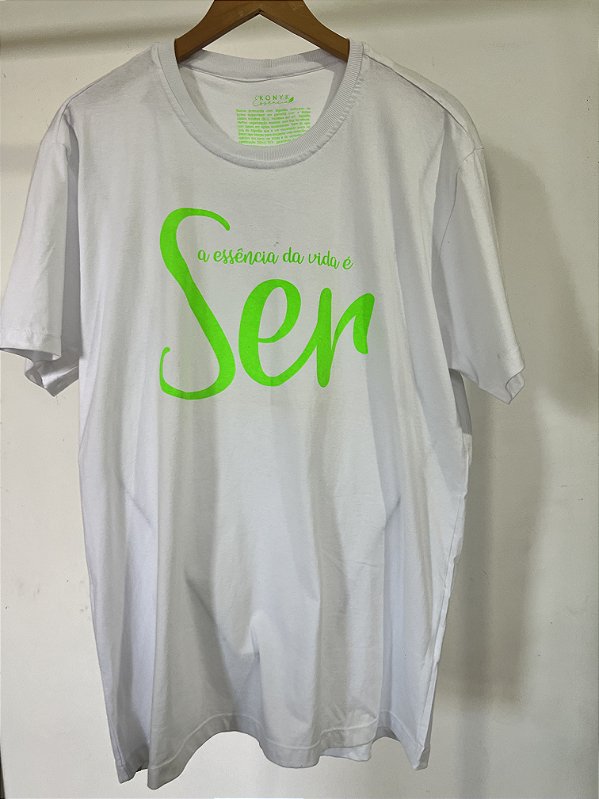 Camiseta Essencia da Vida Branca GG Konyk