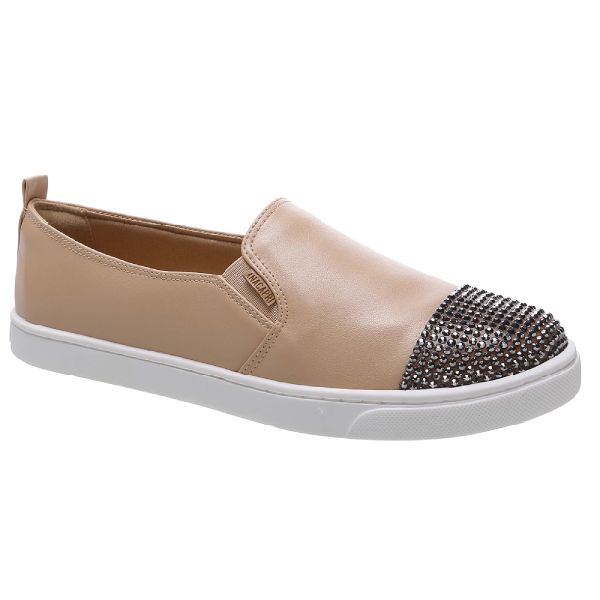 Tenis Slip-On Nude Biqueira 35 - Anacapri