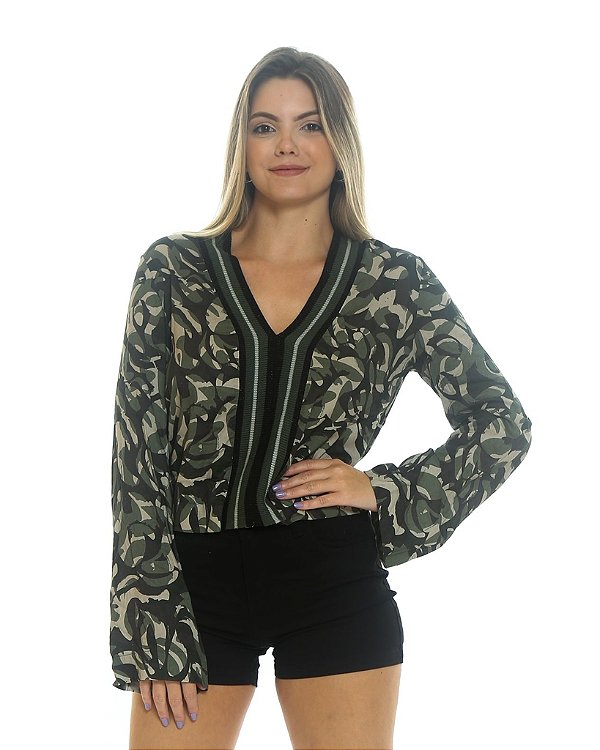 Blusa Manga Ampla Fyi - Color me
