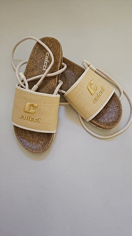 Chinelo Slide Josi Feminino com Amarração Off Shell - Izibida