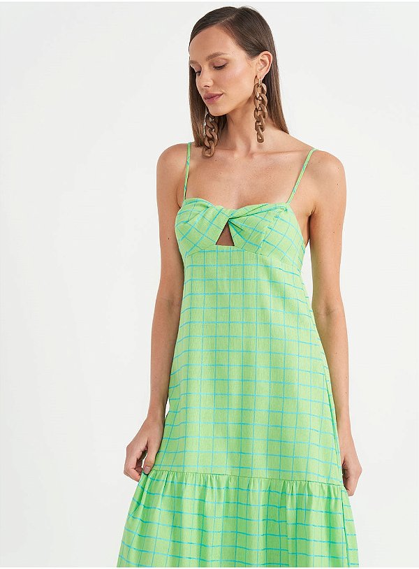 Vestido Colcci Midi Estampado Com Recortes P - Izibida