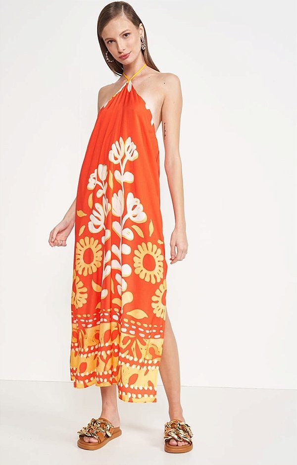 Vestido Colcci Evasê Decote Assimétrico M - Izibida
