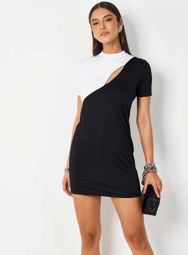 Vestido Colcci Slim Com Cut Out Assimétrico P - Izibida