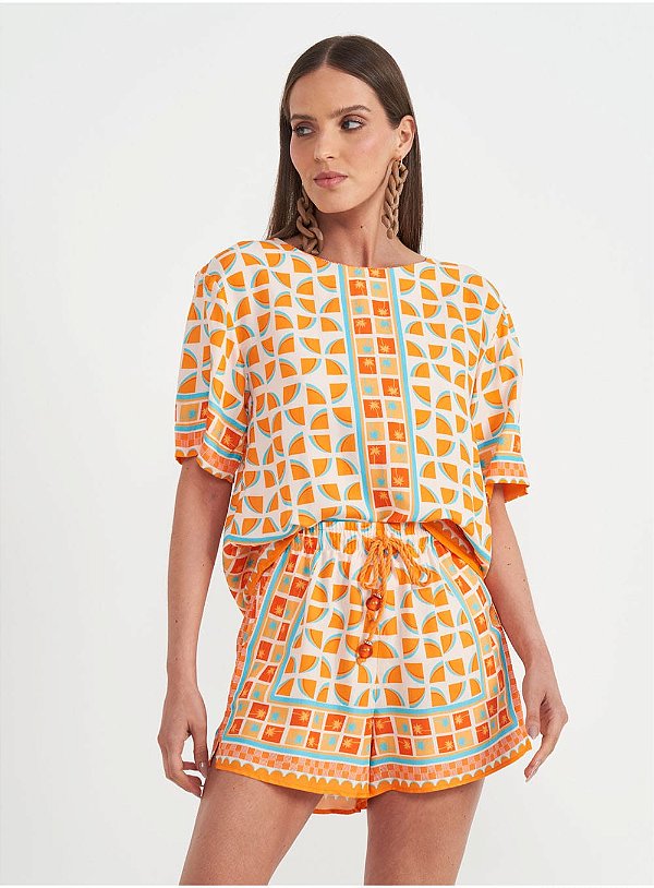 Blusa Colcci LOOSE COQUEIROS COLCCI - Izibida