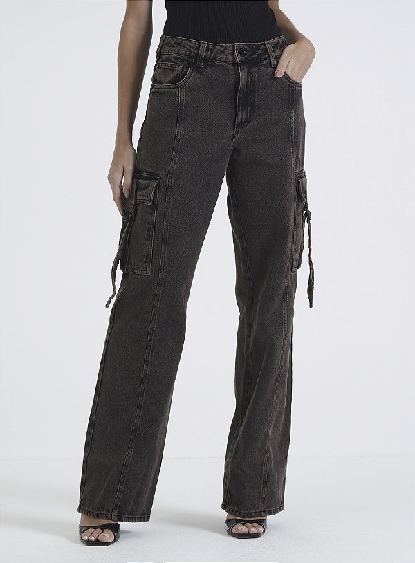 Calca Jeans Colcci Raquel Wide Leg 36