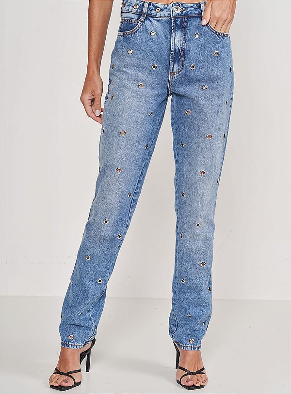 Calca Jeans Colcci Kendall Com Ilhos 36