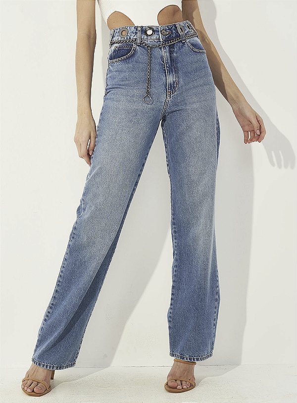 Calca Jeans Colcci Juliette Com Ilhós 36
