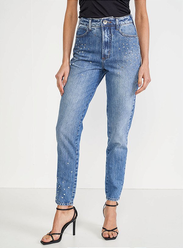 Calca Jeans Colcci Bruna Com Aplicação 36