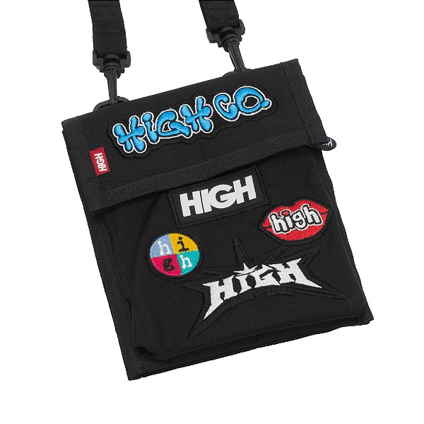 Patch Shoulder Bag Black