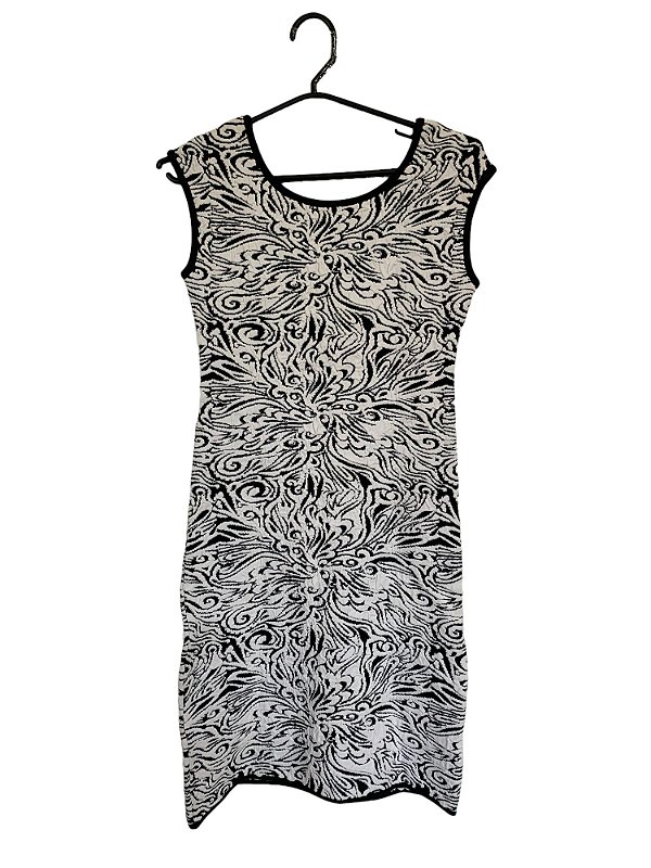Vestido Jacquard Dali Branco Lafort - Duett