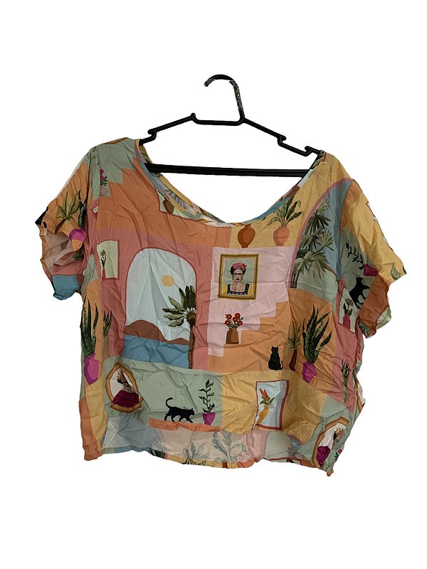 Blusa Dara Casa Frida Multicolor Triya G - Duett
