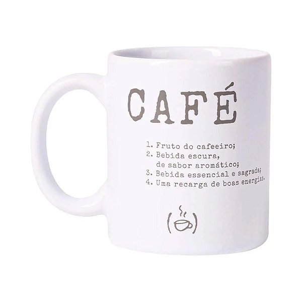 Caneca Dicionário Café