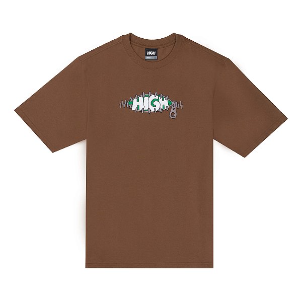 Camiseta Tee Zipper Brown