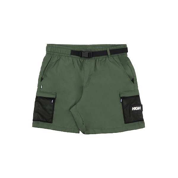 Bermuda Strapped Cargo Shorts Frontier Green
