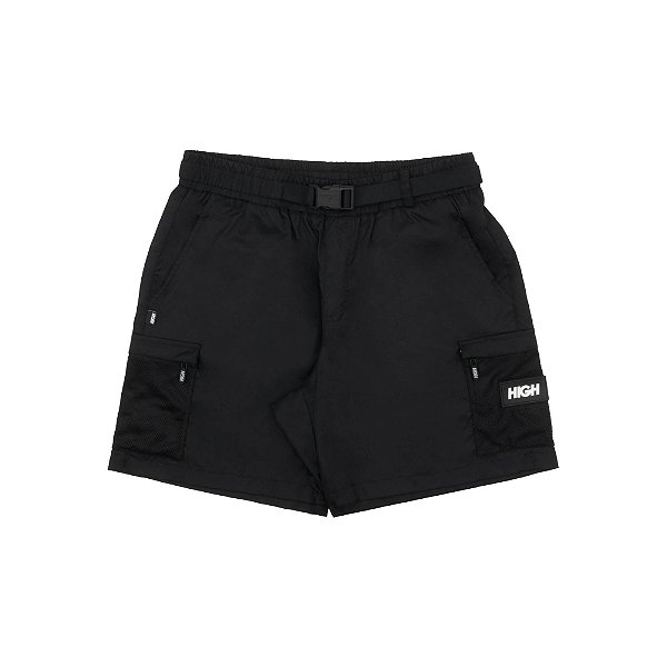 Bermuda Strapped Cargo Shorts Frontier Black