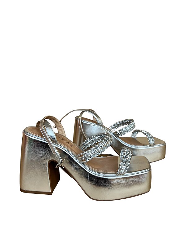 Plataforma Macramé Ferrucci Dourado