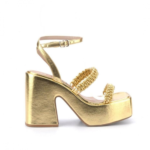 Plataforma Macramé Ferrucci Dourado