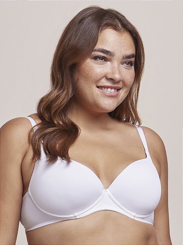 Sutia Meia-Taca Basico - Branco - Bonjour