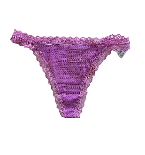 CALCINHA FIO DENTAL - ROXO ESTRELADO  - BONJOUR