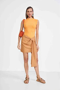 Blusa Colcci CANELADA Laranja - Izibida