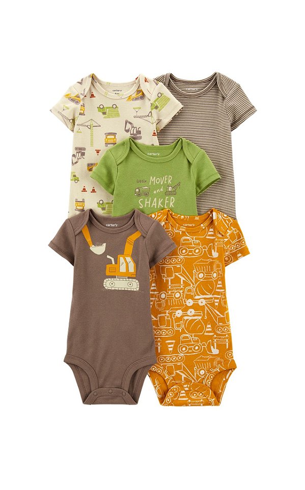 Kit 5 body masculino infantil 3 meses - Apaixonados por importados
