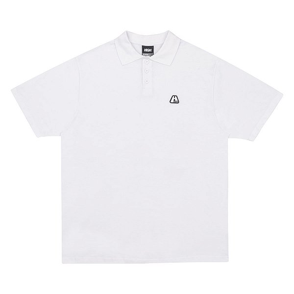 Polo Shirt Logo Line White