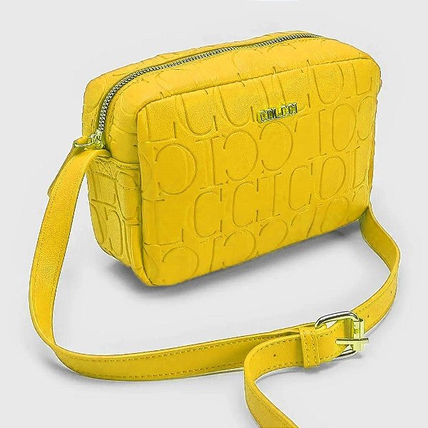 Bolsa Colcci Monograma Amarelo
