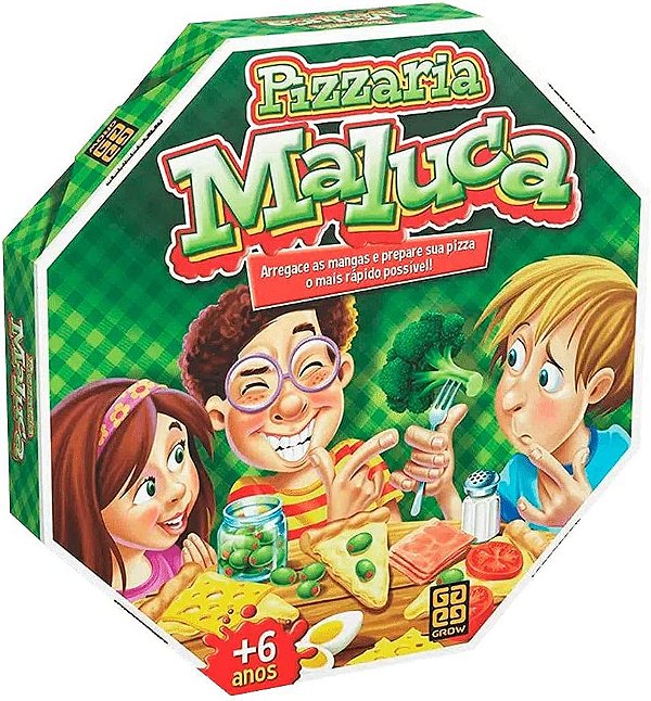 Jogo de Tabuleiro Pizzaria Maluca