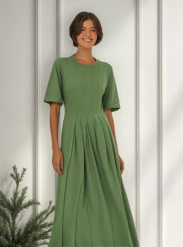 Vestido Cropped Pregas T-shirt
