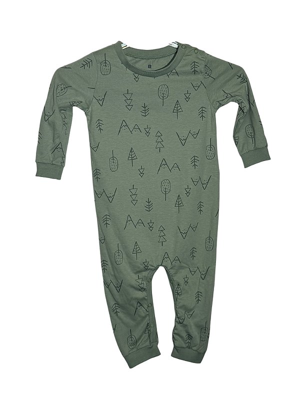 Macaquinho Bebê Mini Árvores - Malwee Kids