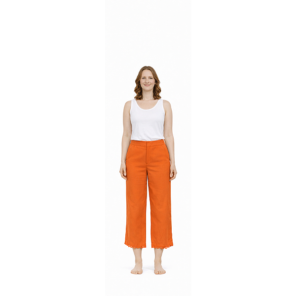 Calça Laranja Sunset Tailoring - Animale