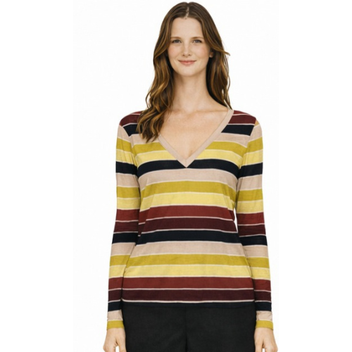 Blusa Listrada Manga Longa Classic Stripe - Animale